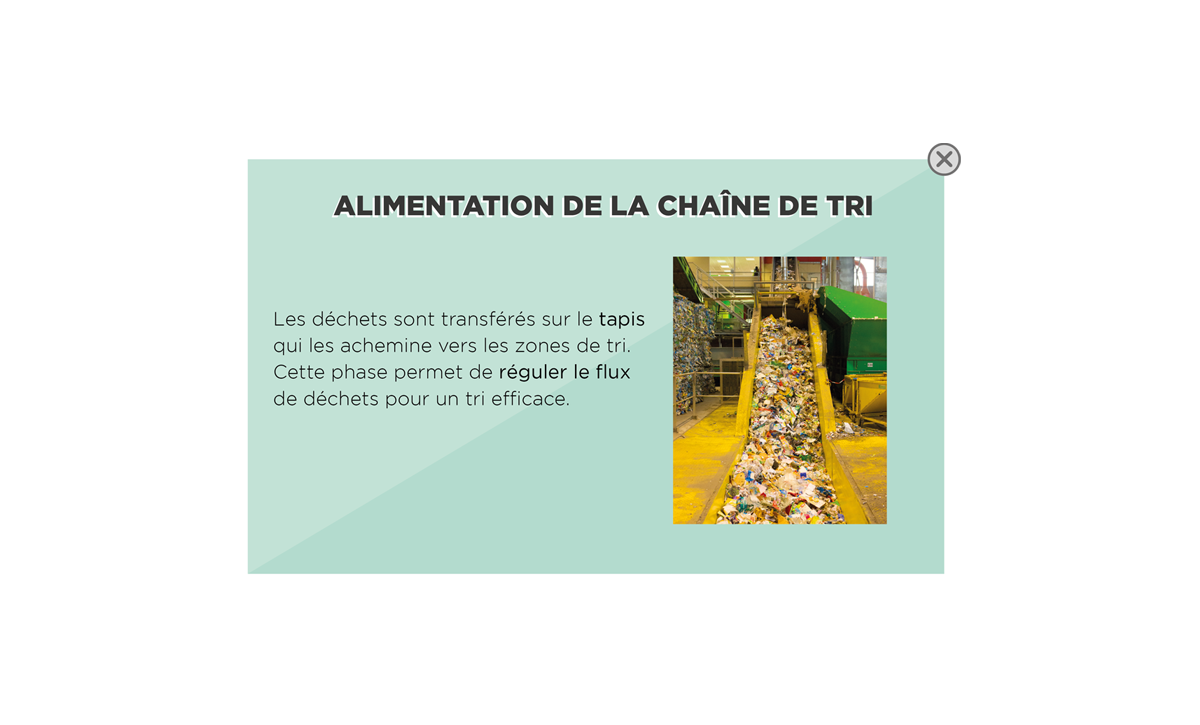 description de l'étpate 3, suivre le lien version accessible des collectes sélectives
