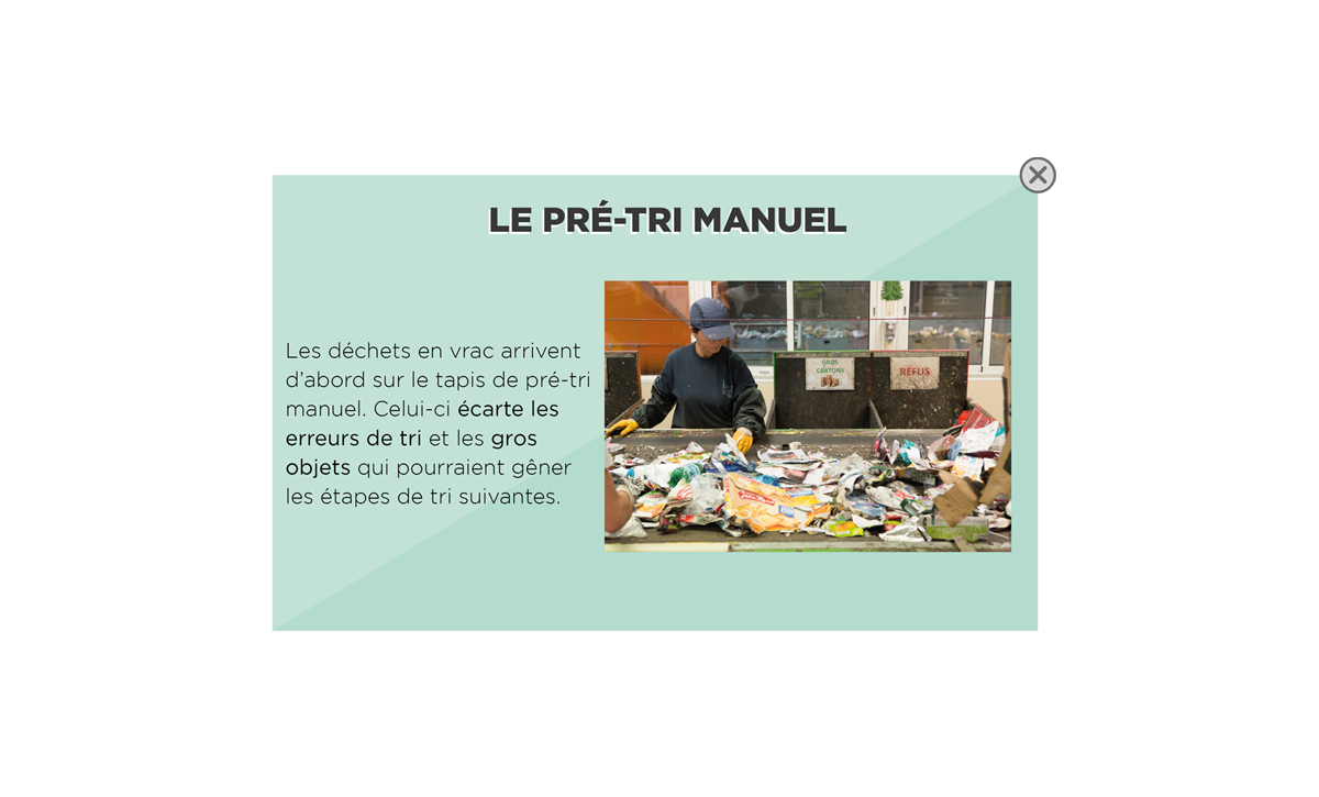 description de l'étpate 4, suivre le lien version accessible des collectes sélectives