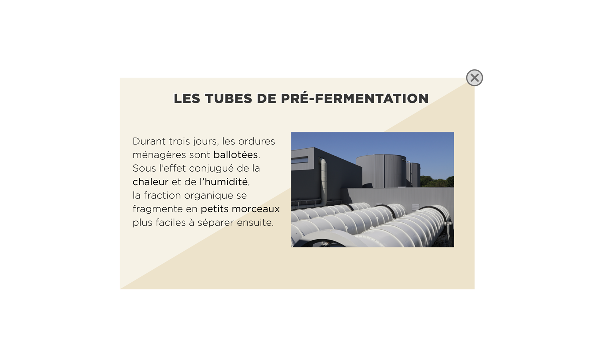 description de l'étpate 3, suivre le lien version accessible de l'unité de valorisation organique (UVO)