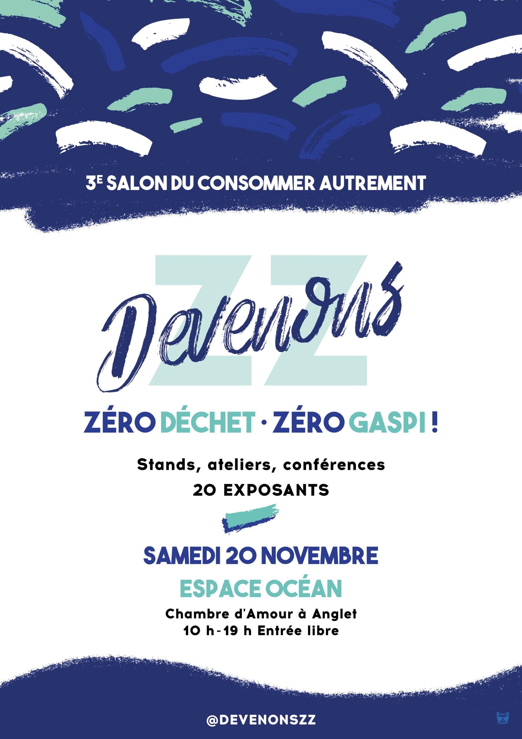 L'affiche de la journée "Devenons ZZ" organisée le 20 novembre 2021 à Anglet par le Syndicat